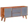 Image de Buffet Gris 120x30x55 Cm Bois Massif Vidaxl