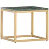 Image de Table Basse Vert 40x40x35 Cm Pierre Véritable Et Texture Marbre Vidaxl