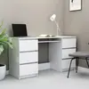 Image de Bureau Blanc 140x50x77 Cm Bois D'ingénierie Vidaxl