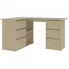 Image de Vidaxl bureau d'angle chêne sonoma 145x100x76 cm bois d'ingénierie 801092
