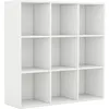 Image de Bibliothèque Blanc 98x29x97,5 Cm Bois D'ingénierie Vidaxl