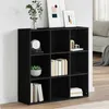 Image de vidaXL Bibliothèque noir 98x29x975 cm bois dingénierie 801126