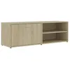 Image de vidaXL Meuble TV Chêne sonoma 120x34x37 cm Aggloméré