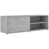 Image de Vidaxl meuble tv gris béton 120x34x37 cm bois d’ingénierie 801156
