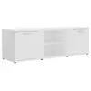 Image de Vidaxl meuble tv blanc 120x34x37 cm bois d'ingénierie 801161