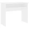 Image de Bureau Blanc 90x50x74 Cm Bois D'ingénierie Vidaxl