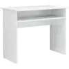 Image de Vidaxl bureau blanc brillant 90x50x74 cm bois d'ingénierie 801176