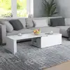 Image de Table Basse Blanc 150x50x35 Cm Bois D'ingénierie Vidaxl