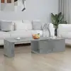 Image de Table Basse Gris Béton 150x50x35 Cm Bois D'ingénierie Vidaxl