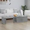 Image de vidaXL Table basse Gris béton 150x50x35 cm Aggloméré