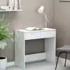 Image de Bureau Blanc 80x40x75 Cm Bois D'ingénierie Vidaxl