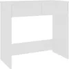 Image de vidaXL Bureau Blanc 80x40x75 cm Aggloméré