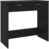 Image de Bureau Noir 80x40x75 Cm Aggloméré Vidaxl