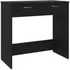 Image de Vidaxl bureau noir 80x40x75 cm aggloméré 801356