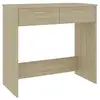 Image de Vidaxl bureau chêne sonoma 80x40x75 cm aggloméré 801358
