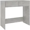 Image de Bureau Gris Béton 80x40x75 Cm Bois D’ingénierie Vidaxl