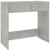Image de Vidaxl bureau gris béton 80x40x75 cm bois d'ingénierie 801359