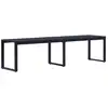 Image de Banc de jardin en fer 180x40x45 cm