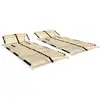Image de Sommiers À Lattes Sans Matelas 2 Pcs Avec 28 Lattes 70x200 Cm Vidaxl