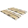 Image de Sommiers À Lattes Sans Matelas 2 Pcs Avec 28 Lattes 70x200 Cm Vidaxl