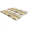 Image de Sommiers À Lattes Sans Matelas 2 Pcs Avec 28 Lattes 90x200 Cm Vidaxl