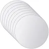 Image de Carreaux de miroir - VIDAXL - Rond - 15 cm - 4 mm - 16 pcs