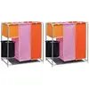 Image de Paniers À Linge À 3 Sections 2 Pcs Avec Un Bac De Lavage Vidaxl