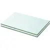 Image de Panneaux D'étagère 2 Pcs Verre Transparent 20 X 25 Cm Vidaxl