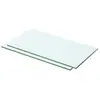 Image de Panneaux D'étagère 2 Pcs Verre Transparent 50 X 20 Cm Vidaxl