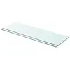 Image de Panneaux D'étagère 2 Pcs Verre Transparent 80 X 25 Cm Vidaxl