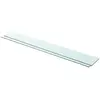 Image de Panneaux D'étagère 2 Pcs Verre Transparent 110 X 15 Cm Vidaxl