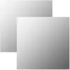 Image de Miroirs Muraux 2 Pcs 50x50 Cm Carré Verre Vidaxl