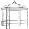 Image de vidaXL Belvédère Tonnelle Chapiteau de Jardin Tente de Réception de Patio Pavillon dExtérieur Camping Réunion de Famille 310030