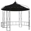 Image de Belvédère 300 X 290 Cm Anthracite Rond Vidaxl