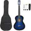 Image de Jeu De Guitare Classique Pour Débutants 8 Pcs Bleu 1/2 34" Vidaxl