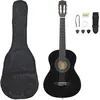 Image de Jeu De Guitare Classique Pour Débutants 8 Pcs Noir 1/2 34" Vidaxl