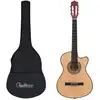 Image de Jeu De Guitare 12 Pcs Acoustique Pan Coupé Western 6 Cordes 38" Vidaxl