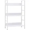 Image de vidaXL Bibliothèque à 3 niveaux blanc 60x276x905cm bois dingénierie 288220