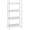 Image de vidaXL Bibliothèque à 4 niveaux blanc 60x276x1245 cm bois ingénierie 288224