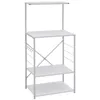 Image de vidaXL Armoire à micro-ondes Blanc 60x396x123 cm Aggloméré
