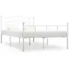 Image de Cadre De Lit Sans Matelas Blanc Métal 140x200 Cm Vidaxl