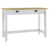 Image de Vidaxl table console hill range avec 2 tiroirs 110x45x74 cm pin solide 288994