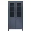 Image de Vidaxl buffet hill gris 85x37x170,5 cm bois de pin solide 289013