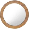 Image de Miroir Mural 60 Cm Teck Rond Vidaxl