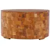 Image de Table Basse 60x60x35 Cm Bois De Teck Massif Vidaxl