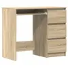 Image de Vidaxl bureau chêne sonoma 90x45x76 cm bois d’ingénierie 801376