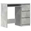 Image de Vidaxl bureau gris béton 90x45x76 cm bois d’ingénierie 801377