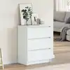 Image de Buffet Blanc 60x35x76 Cm Bois D'ingénierie Vidaxl