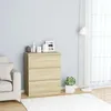 Image de Buffet Chêne Sonoma 60x35x76 Cm Bois D'ingénierie Vidaxl