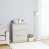 Image de Buffet Gris Béton 60x35x76 Cm Bois D'ingénierie Vidaxl